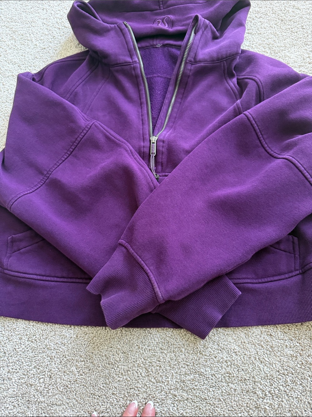 lululemon athletica Purple Half-Zip Hoodie - Picture 5 of 6